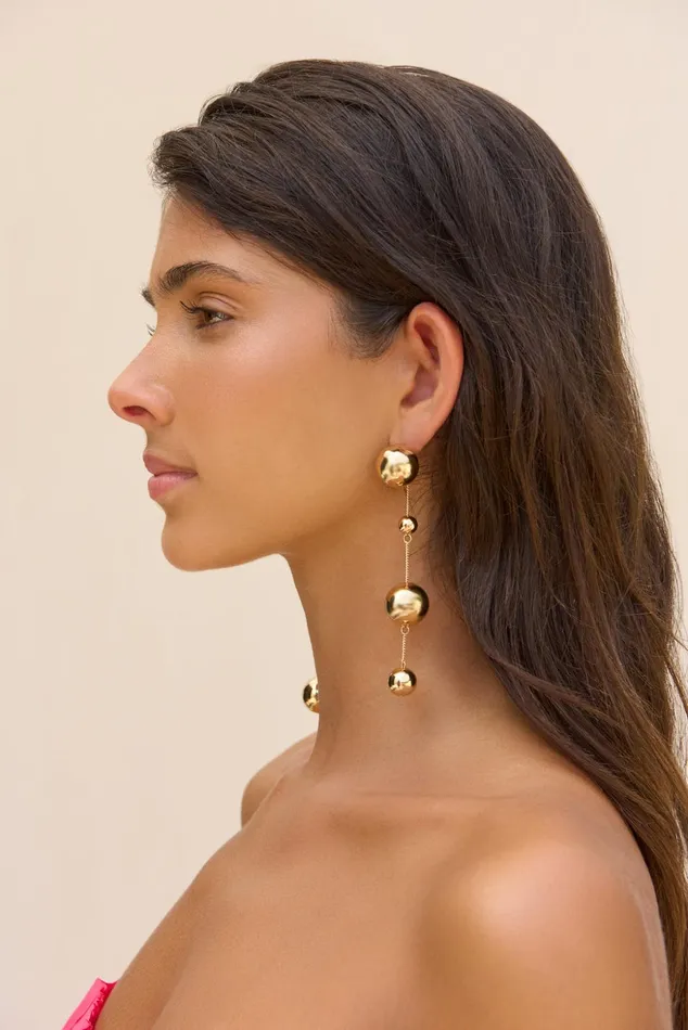 Cult Gaia Adrienne Earring Shiny Brass Women Jewelry Cult Gaia Adrienne Earring Shiny Brass Women Jewelry