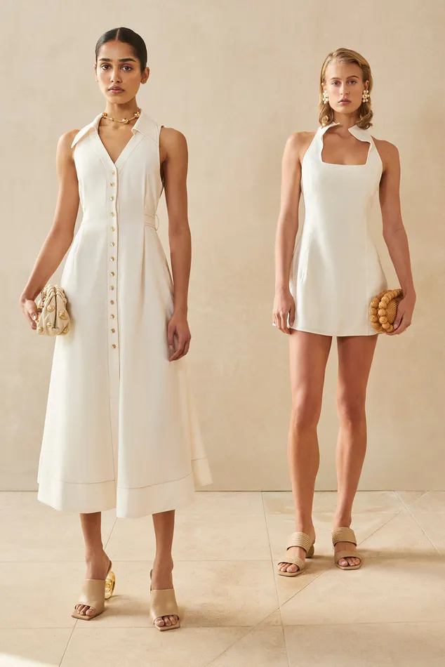 Cult Gaia Akaia Dress Off White Women Dresses Cult Gaia Akaia Dress Off White Women Dresses
