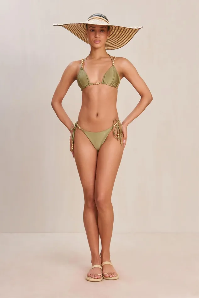 Cult Gaia Amaris Bikini Bottom Tea Women Bikinis