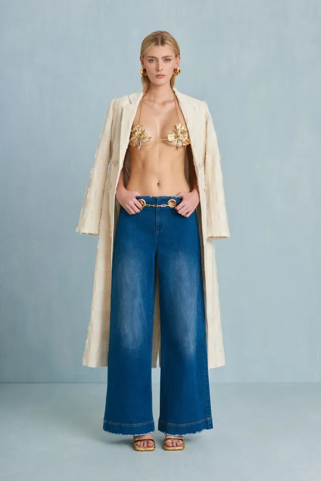 Cult Gaia Dilan Coat Off White Women Outerwear