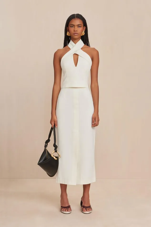 Cult Gaia Dov Skirt Off White Women Bottoms