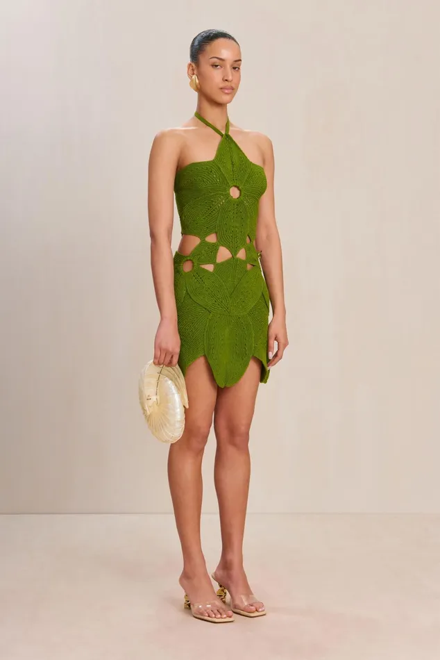 Cult Gaia Floreana Knit Dress Olea Women Dresses Cult Gaia Floreana Knit Dress Olea Women Dresses