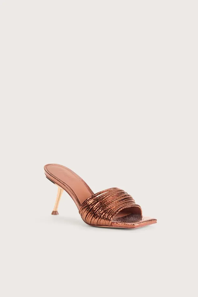 Cult Gaia Giana Sandal Bronze Women Sandals Cult Gaia Giana Sandal Bronze Women Sandals