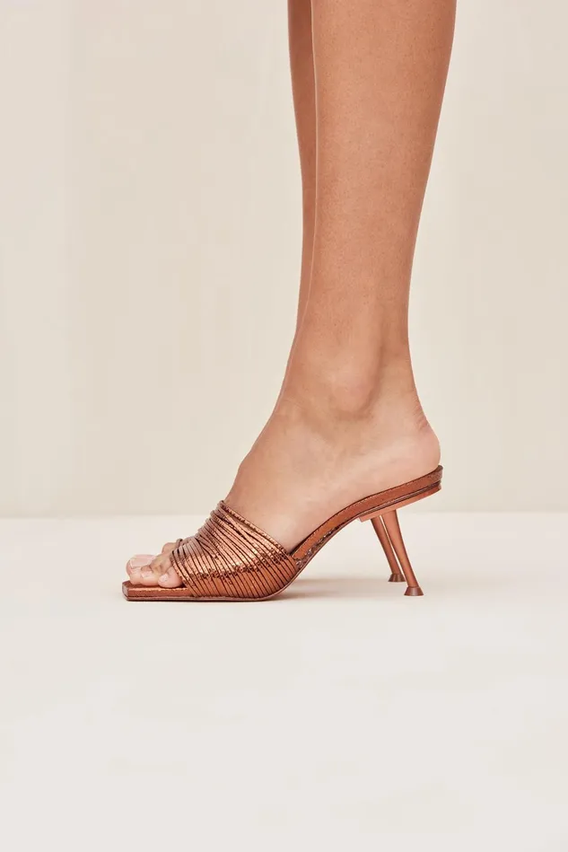 Cult Gaia Giana Sandal Bronze Women Sandals Cult Gaia Giana Sandal Bronze Women Sandals