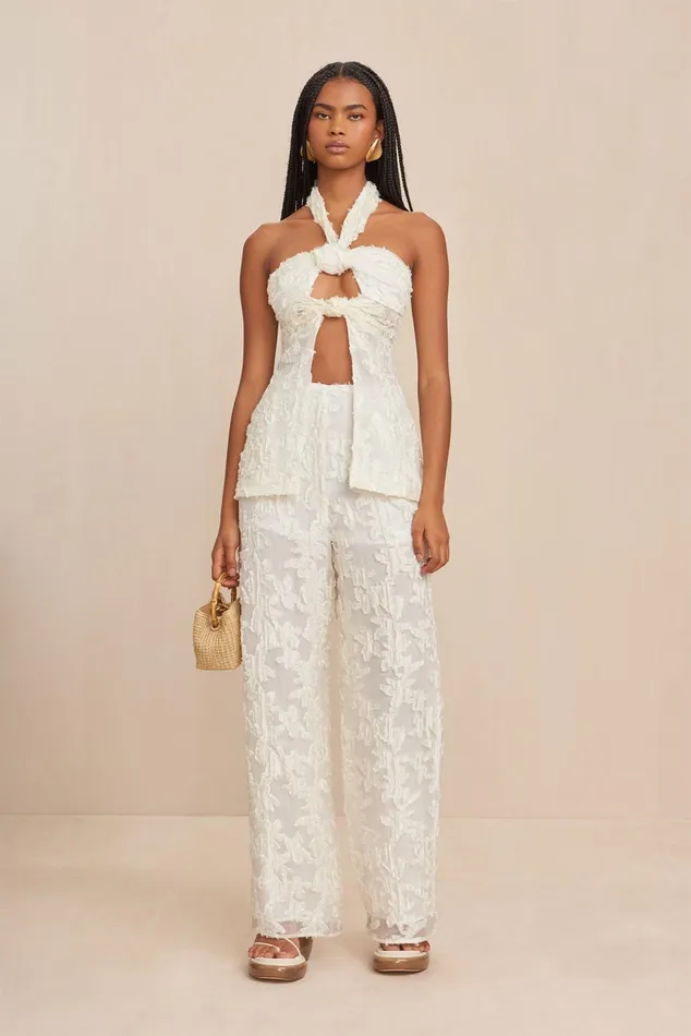 Cult Gaia Lainie Top Off White Women Tops
