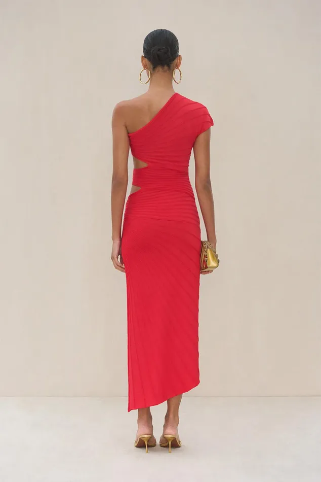 Cult Gaia Lurenz Knit Dress Lollipop Women Knits