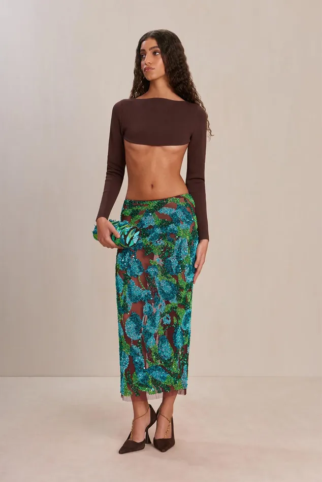 Cult Gaia Lyra Skirt Tulip Multi Women Bottoms