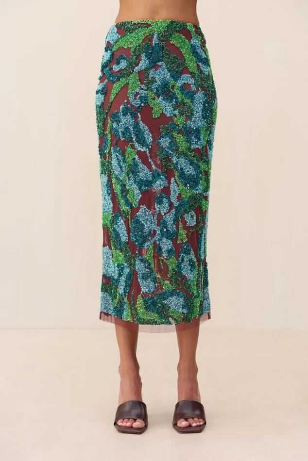 Cult Gaia Lyra Skirt Tulip Multi Women Bottoms