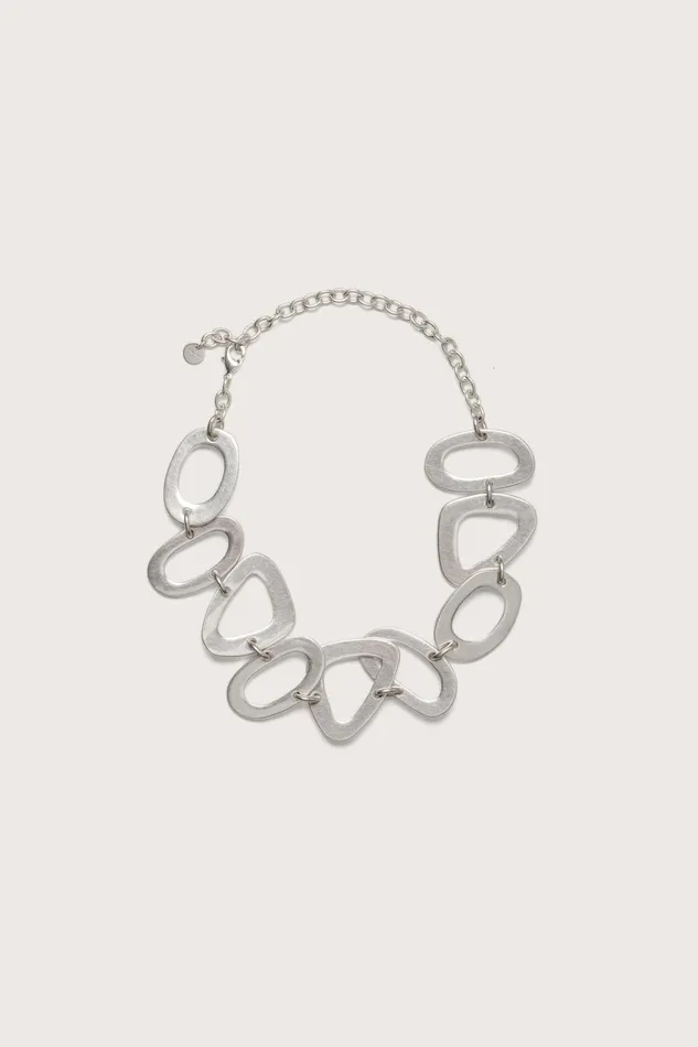 Cult Gaia Paloma Choker Antique Silver Women Necklaces
