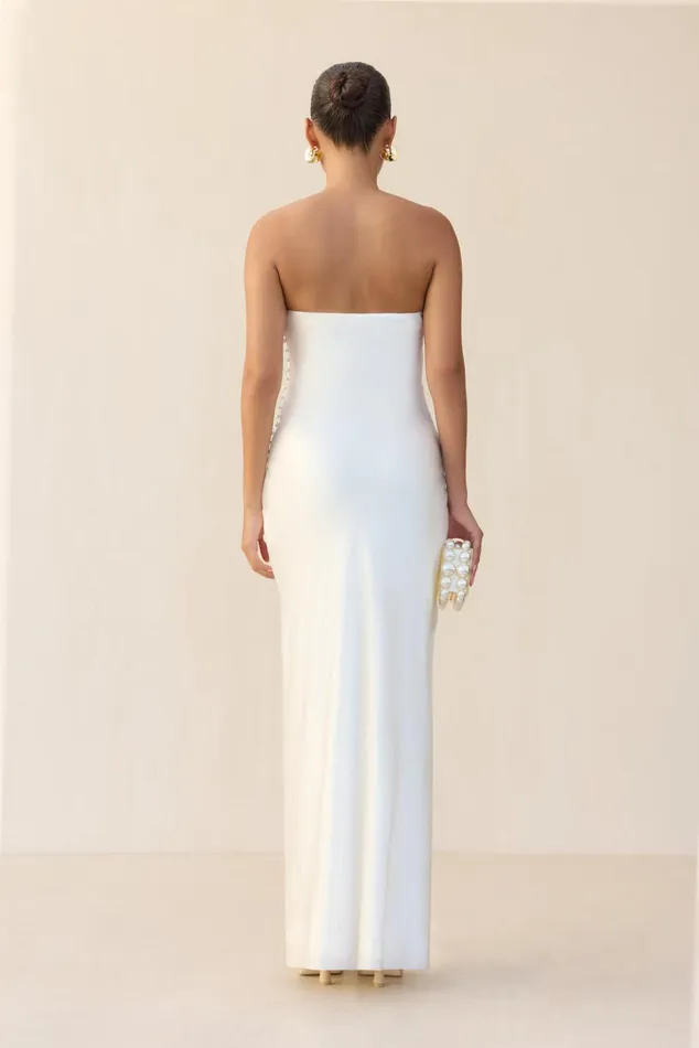 Cult Gaia Perla Gown Off White Women Dresses