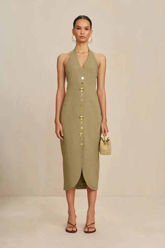 Cult Gaia Poe Dress Tea Women Dresses