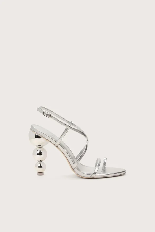 Cult Gaia Robyn Sandal Silver Women Evening