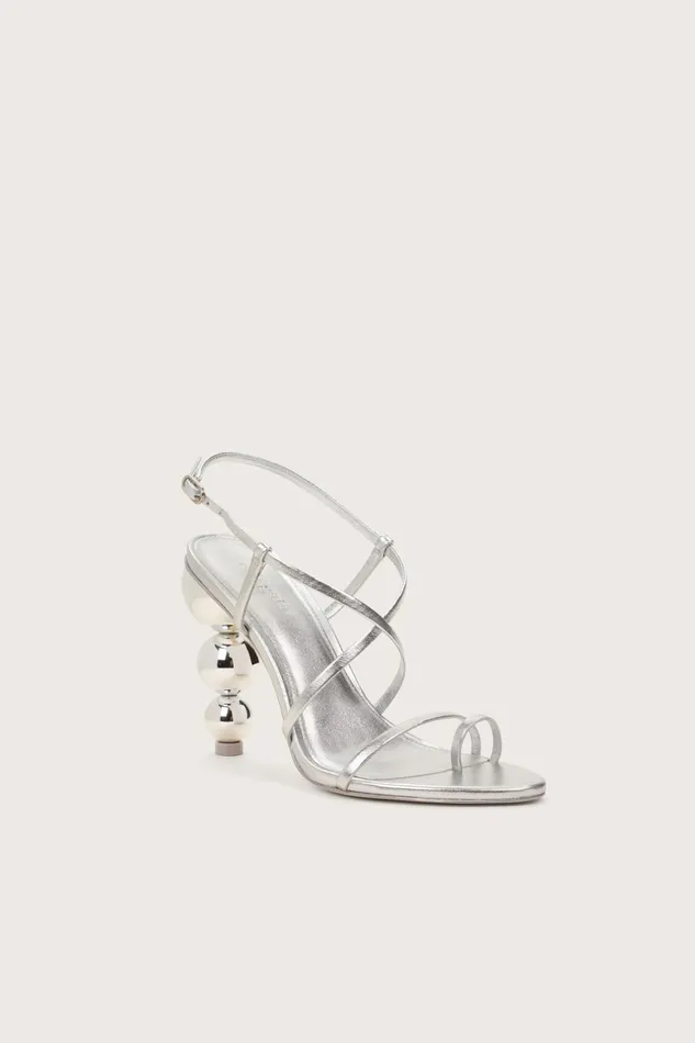 Cult Gaia Robyn Sandal Silver Women Evening