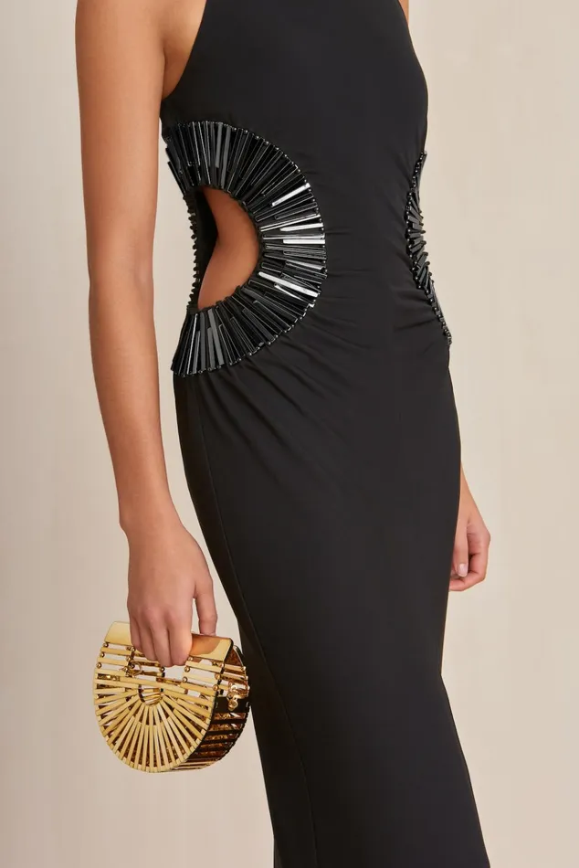Cult Gaia Ryann Gown Black Women Gowns