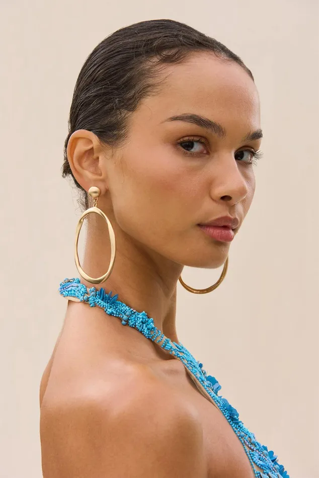 Cult Gaia Serena Earring Brushed Brass Women Jewelry Cult Gaia Serena Earring Brushed Brass Women Jewelry