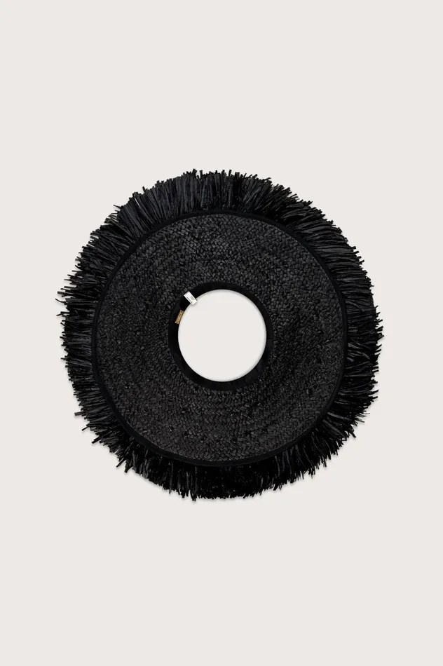 Cult Gaia Soray Visor Black Women Hats Cult Gaia Soray Visor Black Women Hats