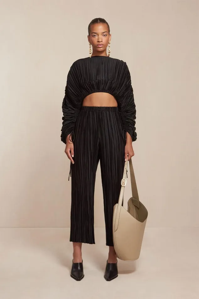 Cult Gaia Stacie Pant Black Women Bottoms