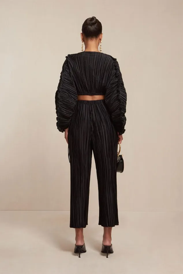 Cult Gaia Stacie Pant Black Women Bottoms
