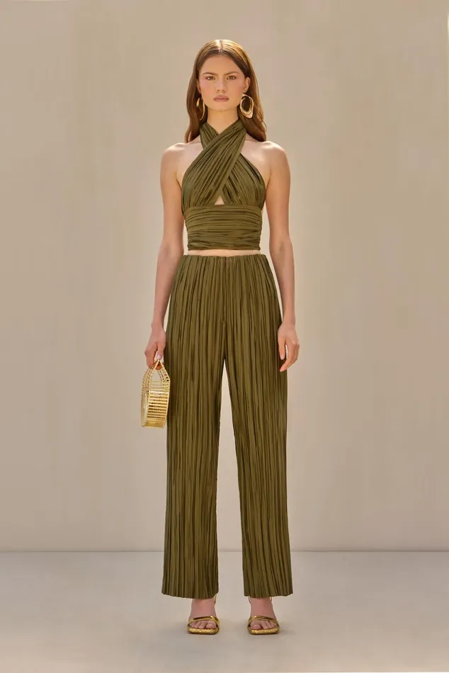 Cult Gaia Stacie Pant Serpent Women Bottoms