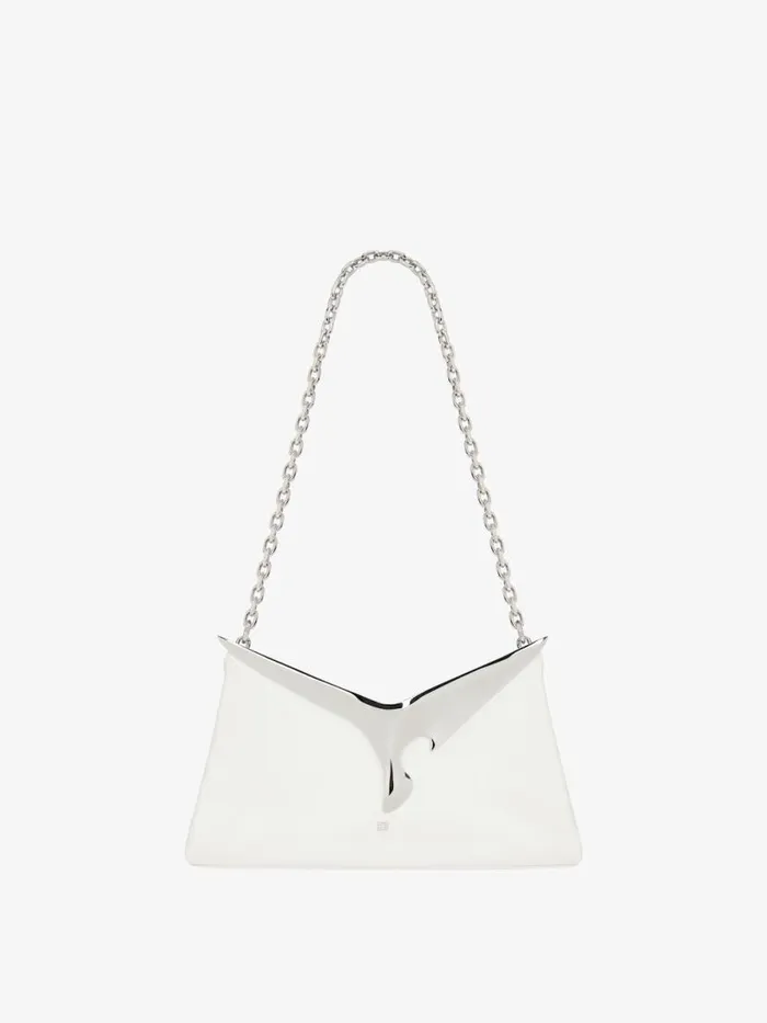 Cut Out Bird Bag In Nappa Leather Ivory Women Givenchy Shoulder Bags