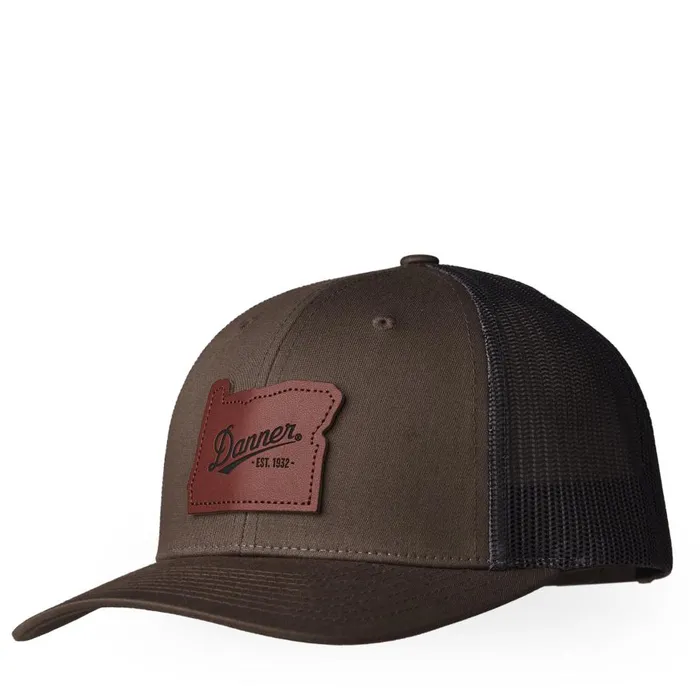 Danner Hats and Beanies Trucker Cap Greenbrown 8211 Or Patch 8211 MenWomen