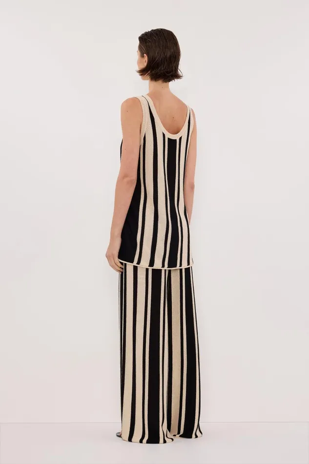 DELPHI STRIPE WIDE LEG KNIT PANT Women DISSH Pants