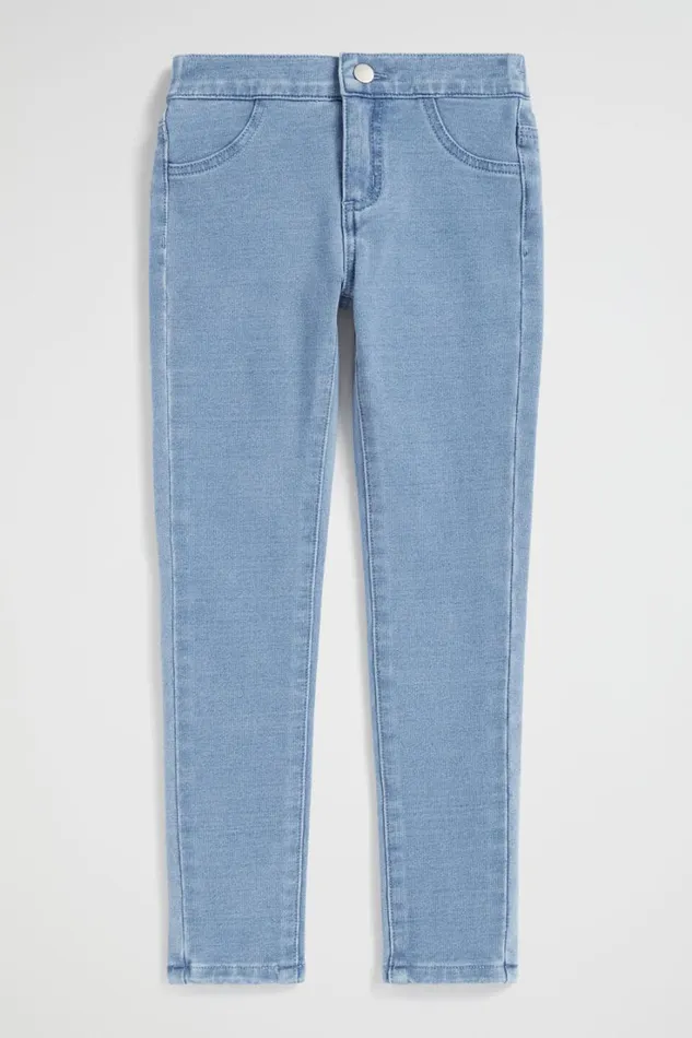 Denim and Jeans Girl Seed Heritage Core Ponte Jean Original Indigo
