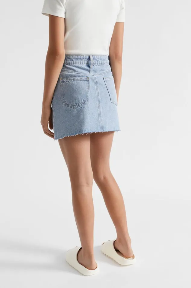 Denim and Jeans Teen Girl Seed Heritage A Line Denim Skirt Vintage Wash