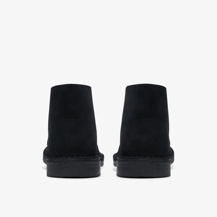 Desert Boot Black Suede WomenMen Clarks Boots and Booties