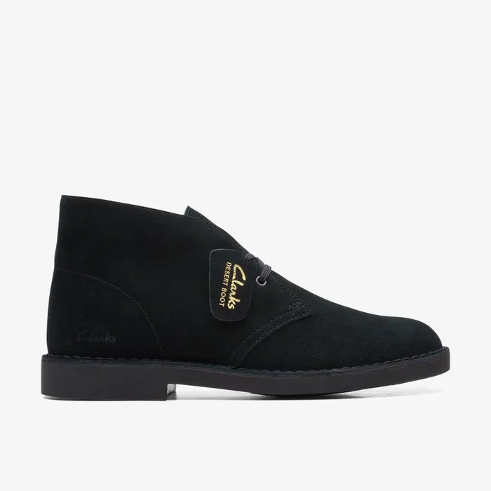 Desert Boot Evo Black Suede Men Clarks Casual Dress Shoes