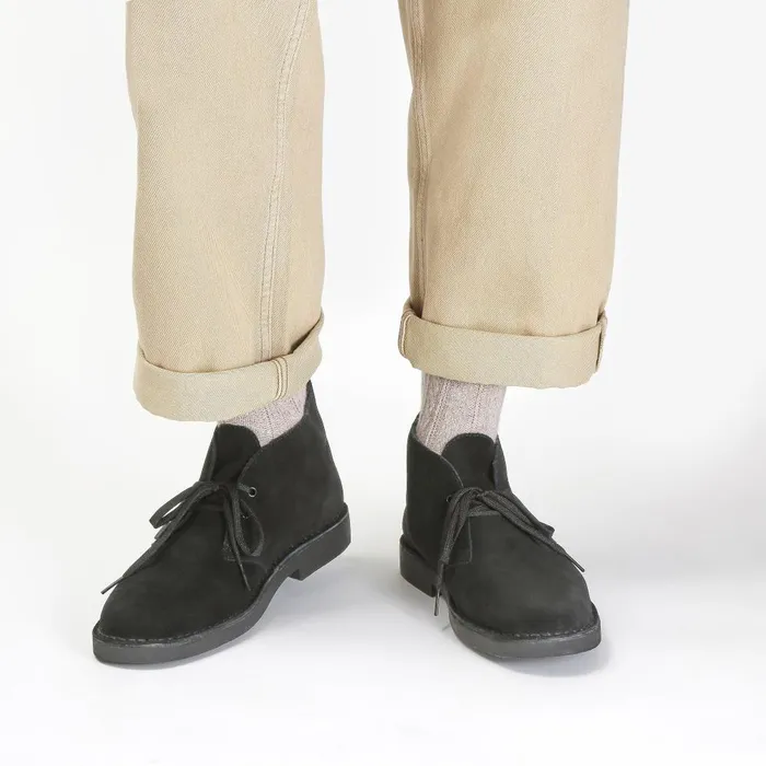 Desert Boot Evo Black Suede Men Clarks Casual Dress Shoes