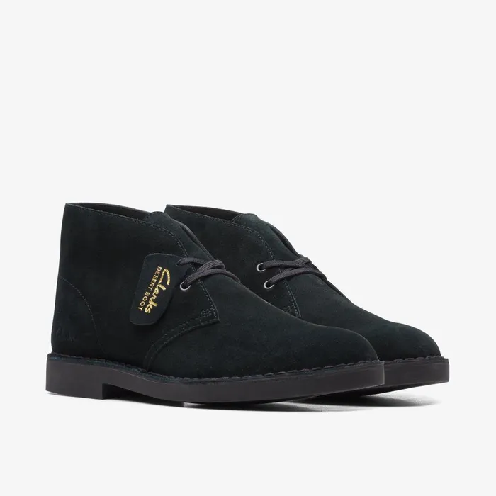 Desert Boot Evo Black Suede Men Clarks Casual Dress Shoes