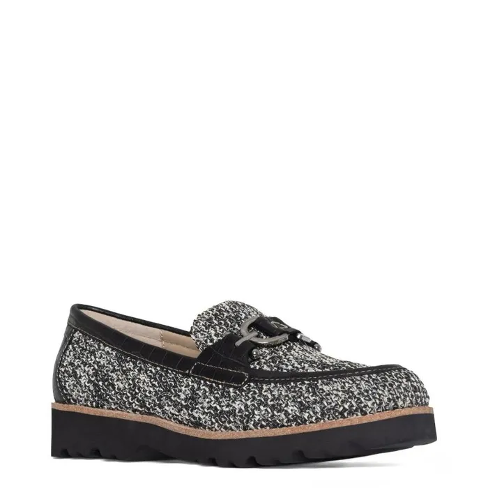 Donald Pliner Casual CLIO Black White Raffia 8211 Women
