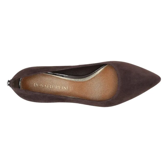 Donald Pliner Dress SUZETTE Dark Brown Suede 8211 Women Donald Pliner Dress SUZETTE Dark Brown Suede 8211 Women