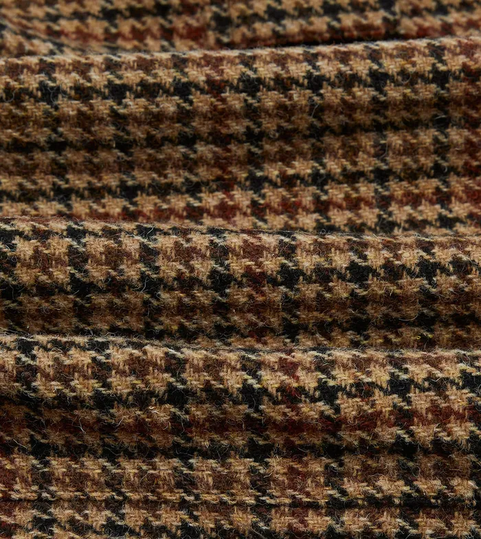 Drake039s Brown Houndstooth Check Harris Tweed Games Blazer Mk Vii Men Blazers