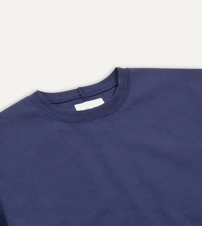 Drake039s Dark Indigo Cotton LongSleeve Hiking TShirt Men TShirts