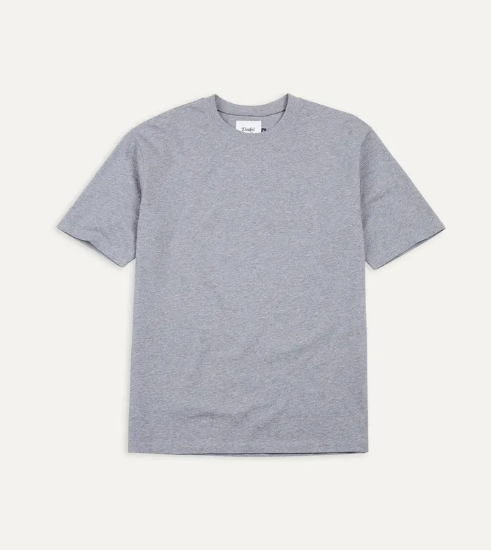 Drake039s Grey Cotton Crew Neck Hiking TShirt Men TShirts