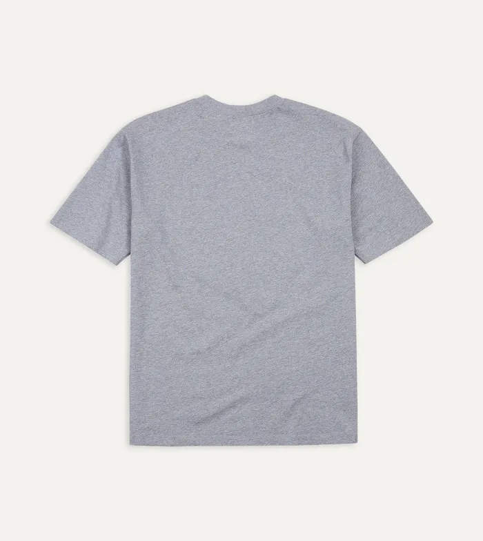 Drake039s Grey Cotton Crew Neck Hiking TShirt Men TShirts
