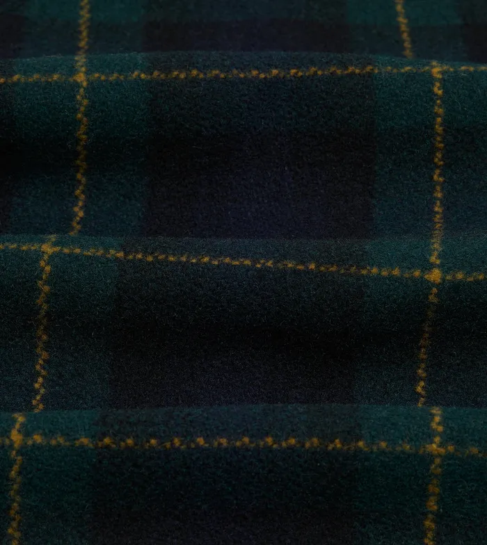 Drake039s Johnston Check Melton Wool Donkey Chore Jacket Men Chore Jackets