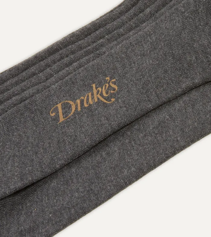 Drake039s MidGrey Cotton OverTheCalf Socks Men Boxer Shorts and Socks