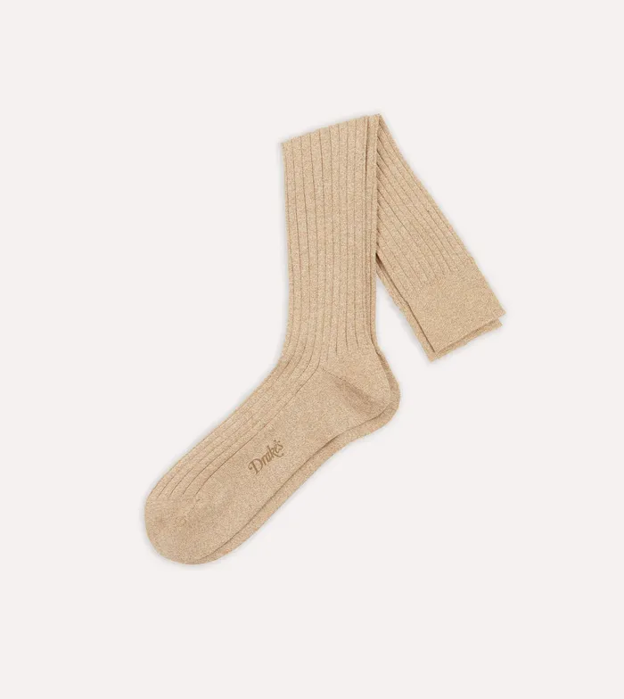 Drake039s Oatmeal Cotton OverTheCalf Socks Men Boxer Shorts and Socks