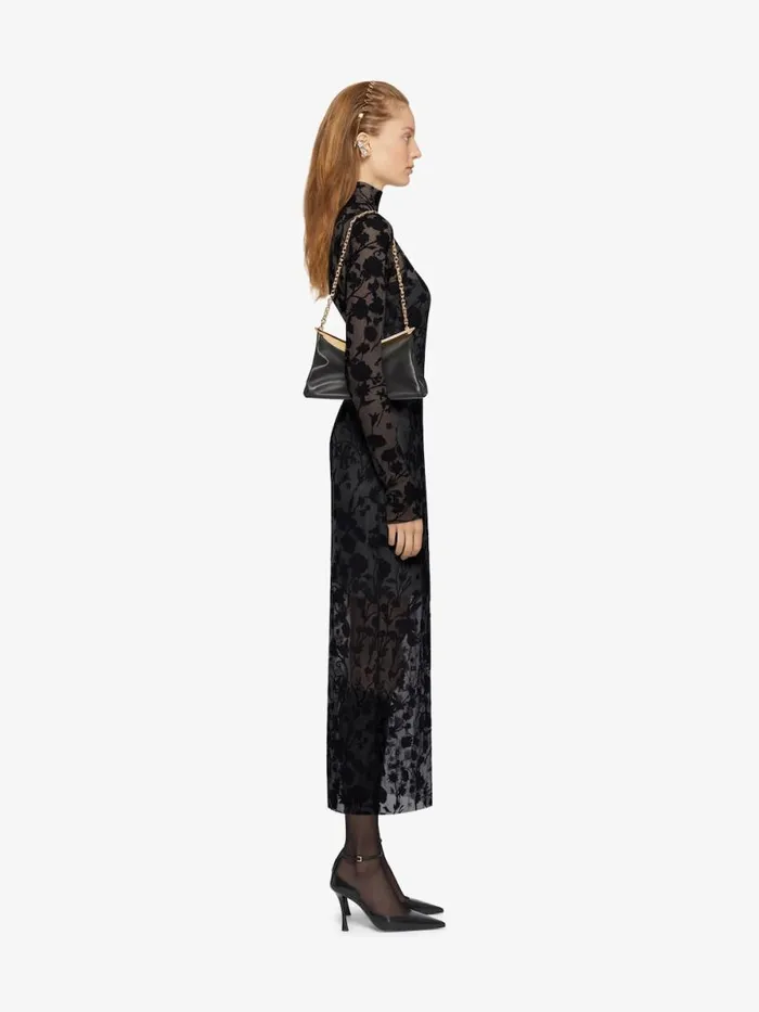 Dress In 4g Flowers Tulle Black Women Givenchy Dresses