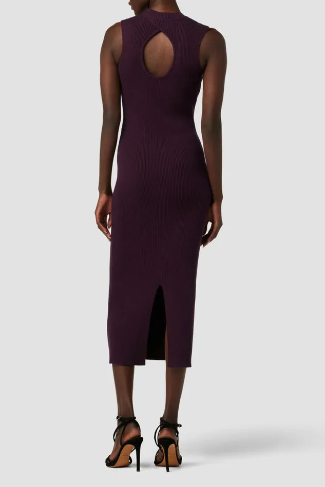 Dresses and Jumpsuits Women Hudson Jeans Back Keyhole Sweater Dress Purple Berry Dresses and Jumpsuits Women Hudson Jeans Back Keyhole Sweater Dress Purple Berry