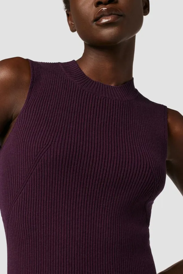 Dresses and Jumpsuits Women Hudson Jeans Back Keyhole Sweater Dress Purple Berry Dresses and Jumpsuits Women Hudson Jeans Back Keyhole Sweater Dress Purple Berry