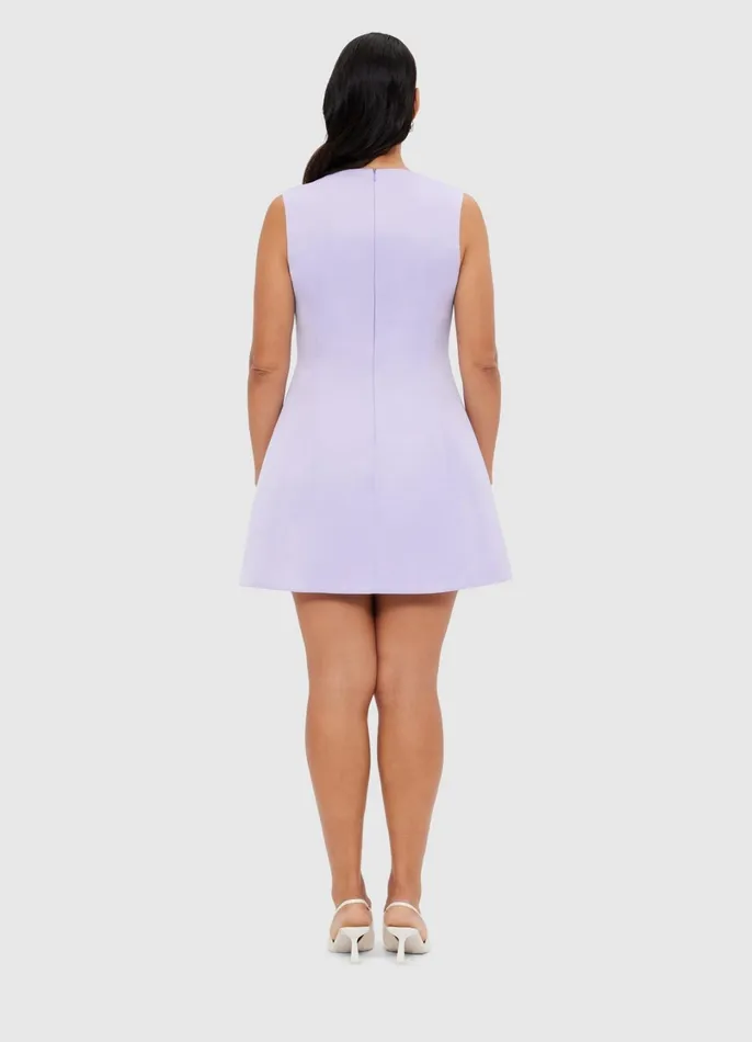 Dresses and Jumpsuits Women LEO LIN Chloe Sleeveless Mini Dress 8211 Lilac