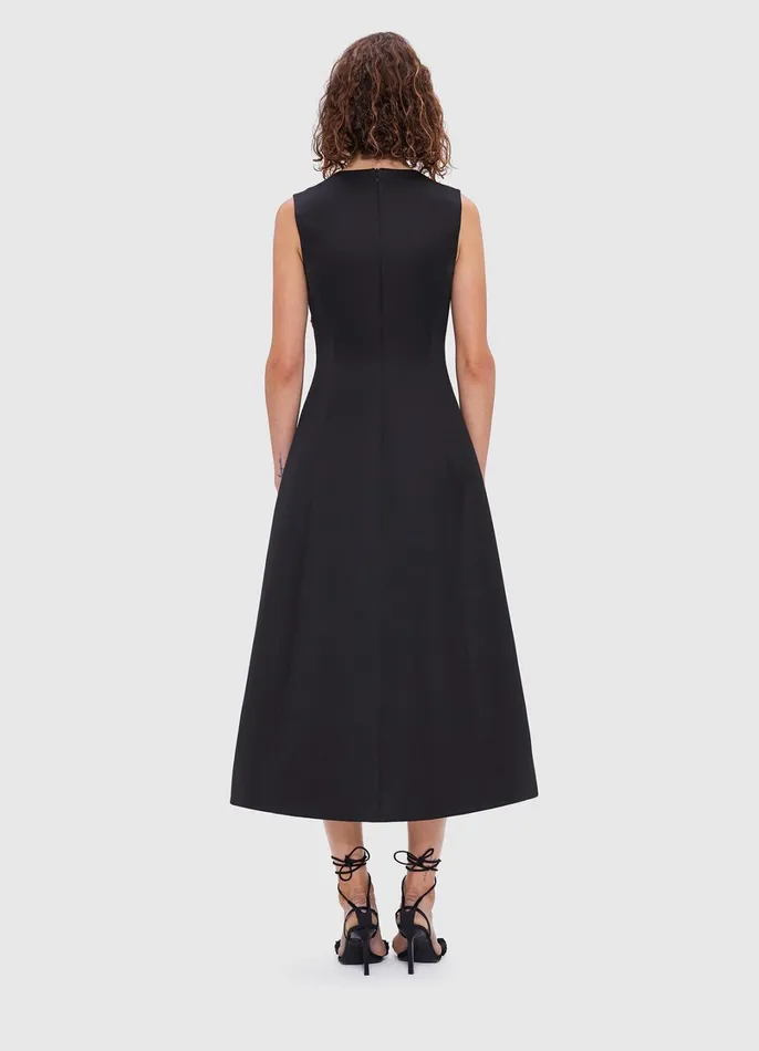 Dresses and Jumpsuits Women LEO LIN Cleo Embellished Sleeveless Midi Dress 8211 Rose Print