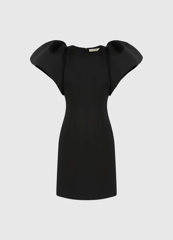 Dresses and Jumpsuits Women LEO LIN Dayna Mini Dress 8211 Ebony