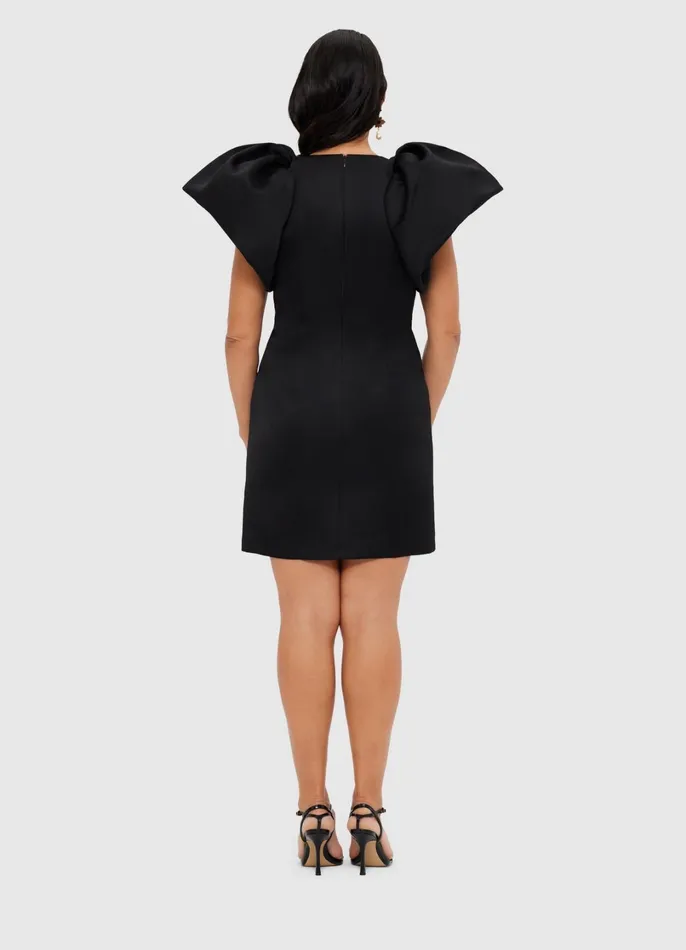 Dresses and Jumpsuits Women LEO LIN Dayna Mini Dress 8211 Ebony