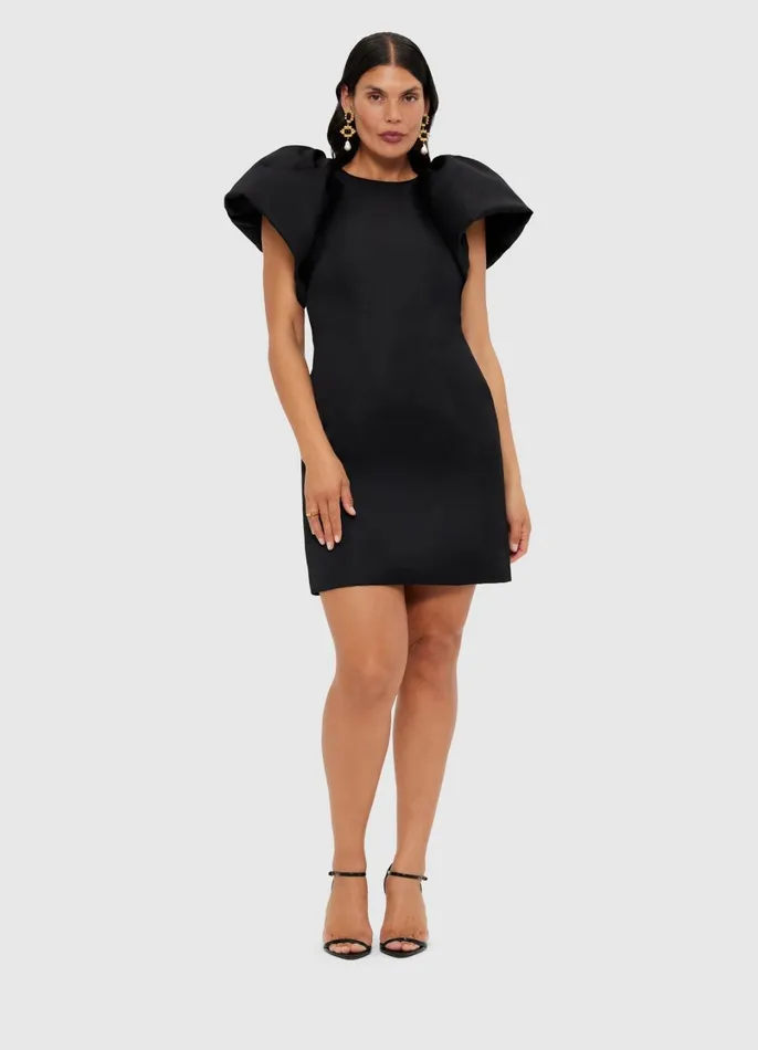 Dresses and Jumpsuits Women LEO LIN Dayna Mini Dress 8211 Ebony