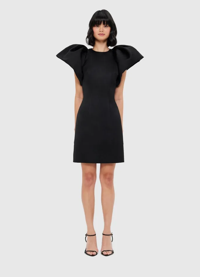 Dresses and Jumpsuits Women LEO LIN Dayna Mini Dress 8211 Ebony
